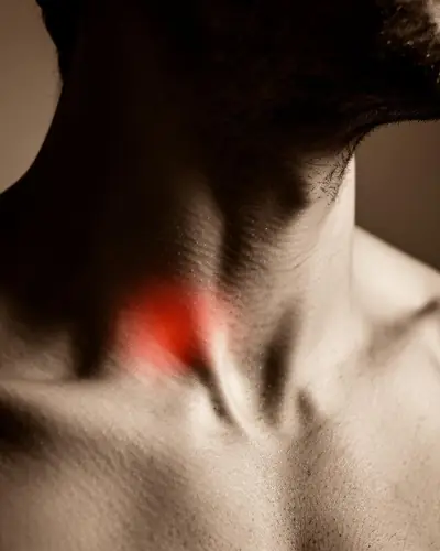 Close-up of pulse point — cardiovascular health
