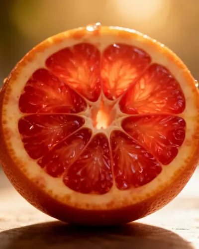 Blood orange cross-section — metabolism
