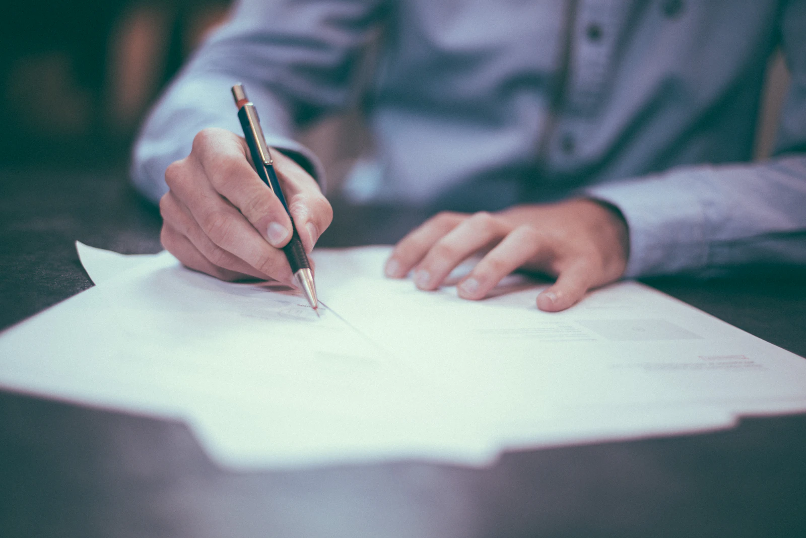Signing insurance claim documents